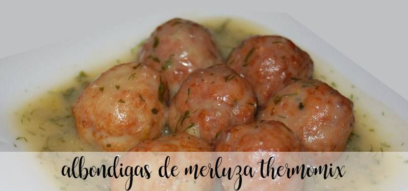 Hake meatballs in white wine with thermomix