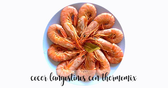 Cook prawns with Thermomix