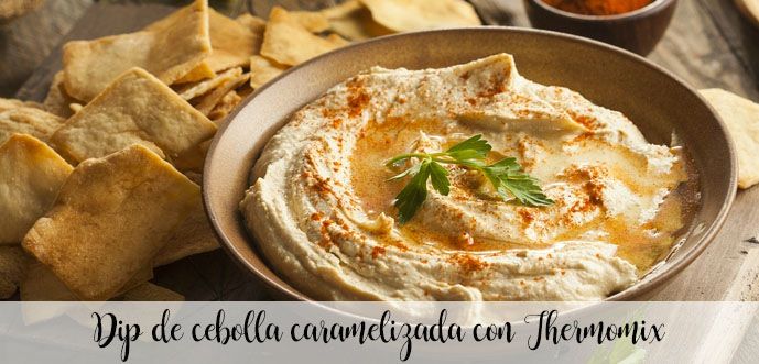 Caramelized onion dip with Thermomix