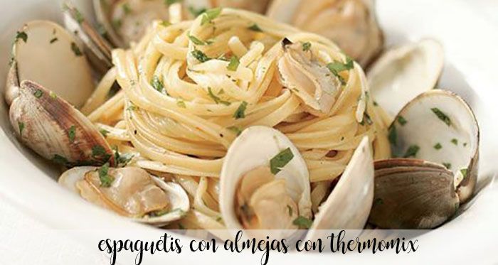 Spaghetti with clams with thermomix
