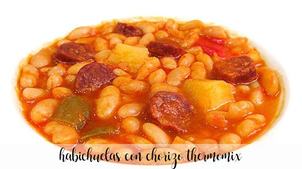 Kidney beans with chorizo ​​with Thermomix