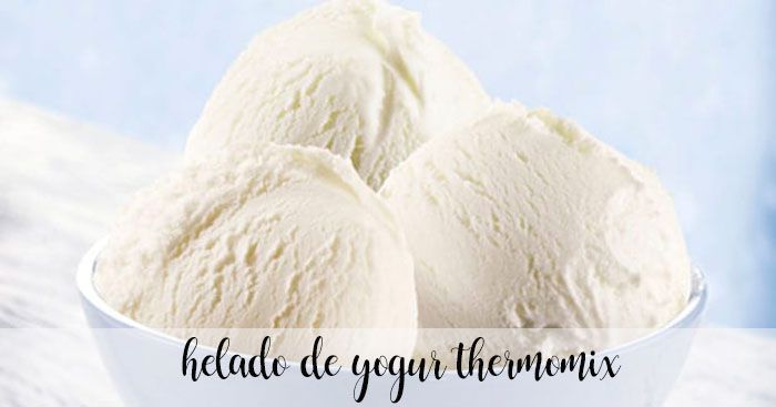 Yogurt ice cream recipe with Thermomix – Easy