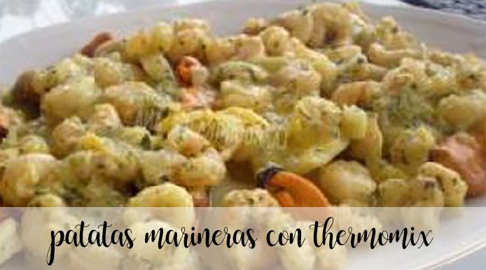 Seafood potatoes with Thermomix