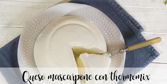 Mascarpone cheese with thermomix