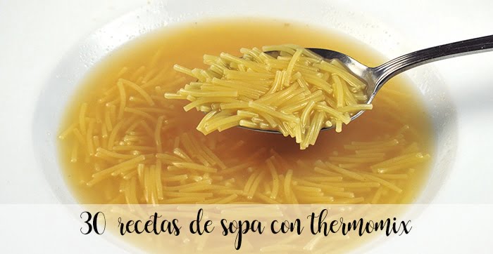 30 soup recipes with thermomix