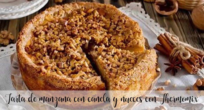 Apple tart with cinnamon and walnuts with Thermomix