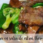 Veal with oyster sauce with thermomix