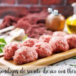 Iberian secret meatballs with thermomix