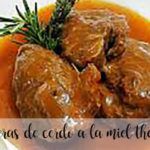 Honey pork cheeks with thermomix