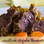 Stewed cheeks with thermomix
