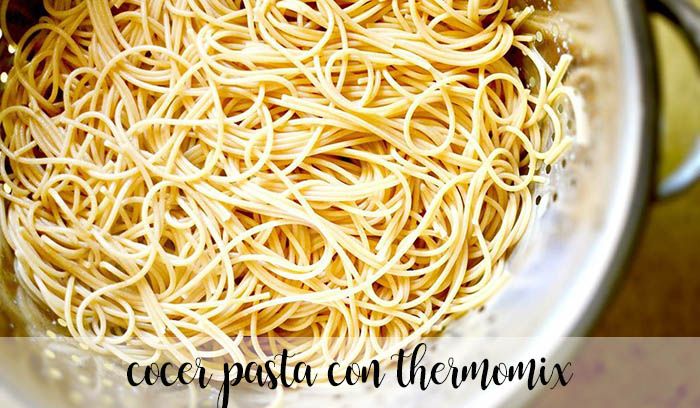 cook pasta with thermomix