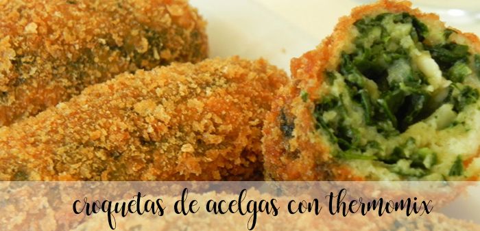 Swiss chard croquettes with Thermomix