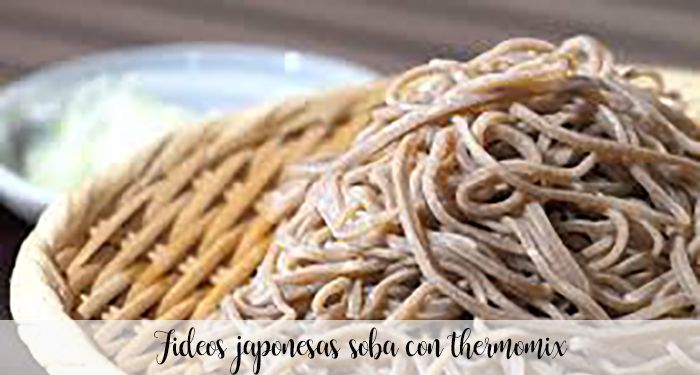Japanese soba noodles with thermomix