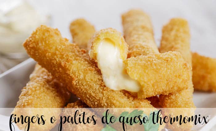 Fingers or cheese sticks with thermomix