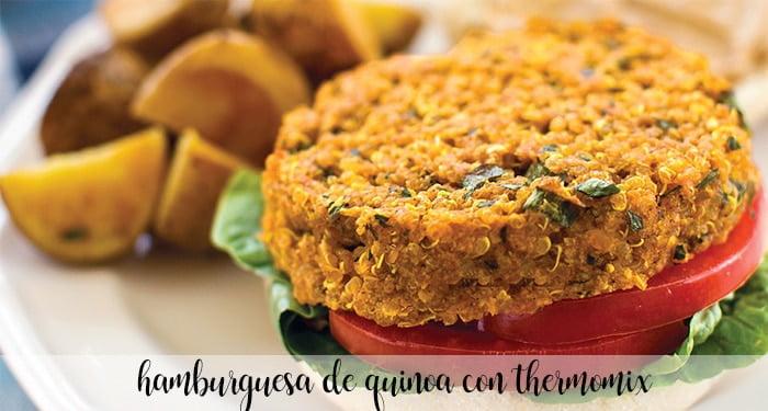 Quinoa burger with Thermomix