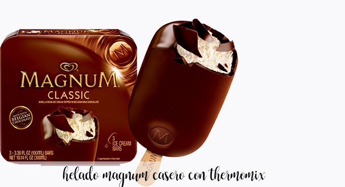 Magnum ice creams with thermomix