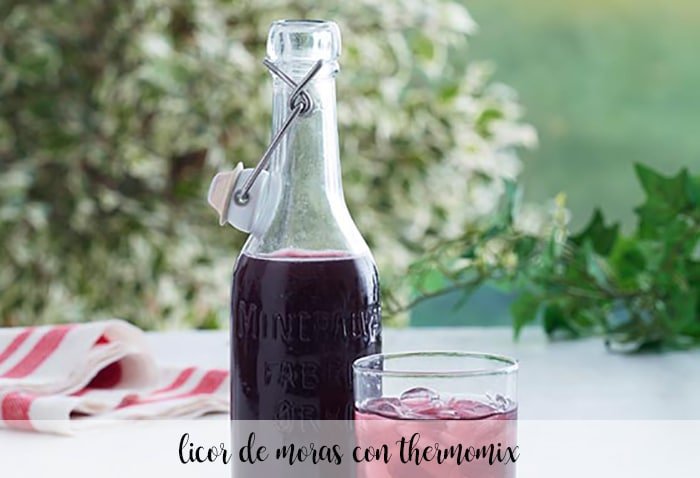 Blackberry Liqueur with Thermomix