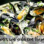 Mussels in cream with thermomix
