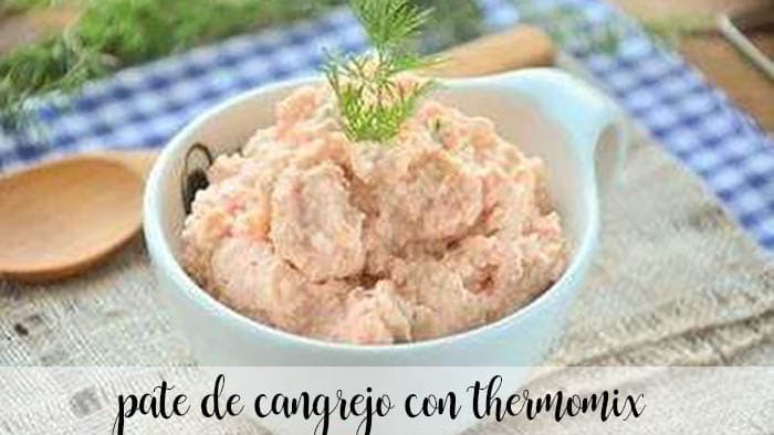 Crab pate with thermomix