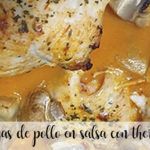 Chicken breasts in sauce with thermomix