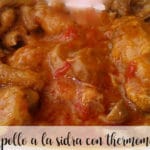 Chicken in cider with thermomix