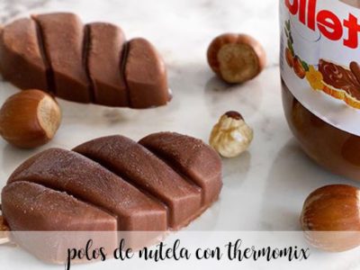 Nutella popsicles with thermomix