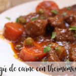 Meat ragout with thermomix