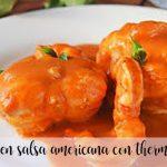 monkfish in american sauce with the Thermomix