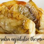 Monkfish with sweet and sour sauce with Thermomix