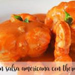 Monkfish in American sauce with Thermomix