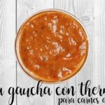 Argentine gaucha sauce for meats with thermomix