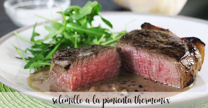 Pepper sirloin with Thermomix