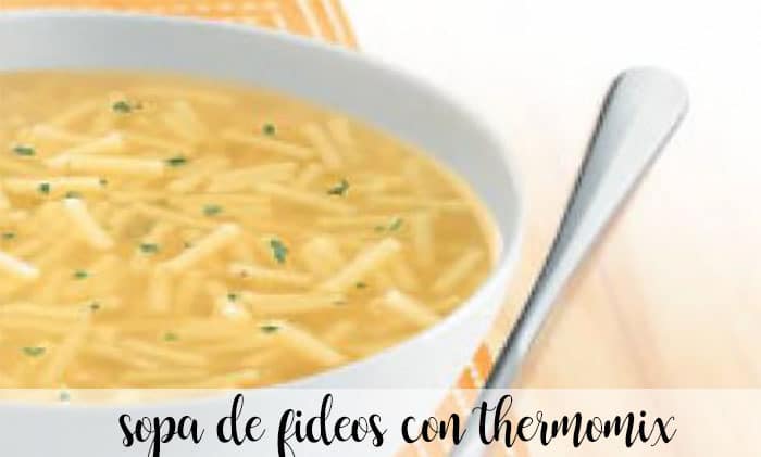 Noodle soup with Thermomix