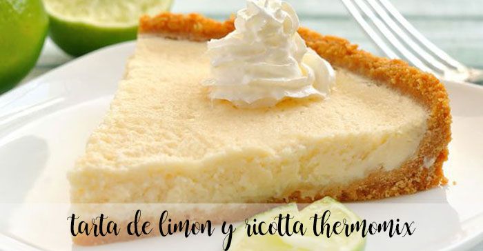 Lemon and ricotta cake with thermomix