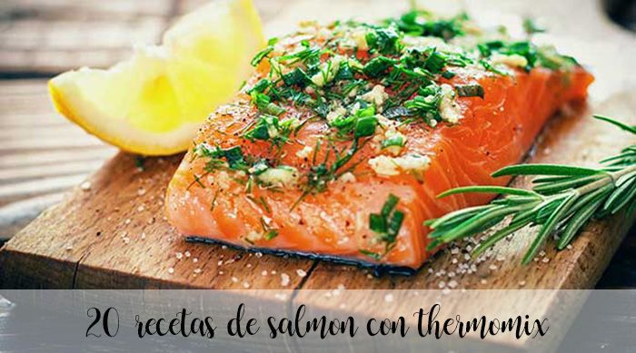 50 recipes with salmon with thermomix
