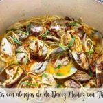 Spaghetti with clams by Daviz Muñoz with Thermomix