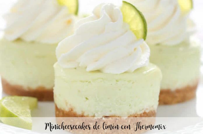 Lemon mini cheesecakes with Thermomix