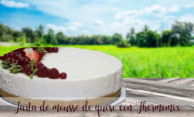 Cheese mousse cake with Thermomix