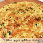 Spaghetti omelette or frittata with Thermomix