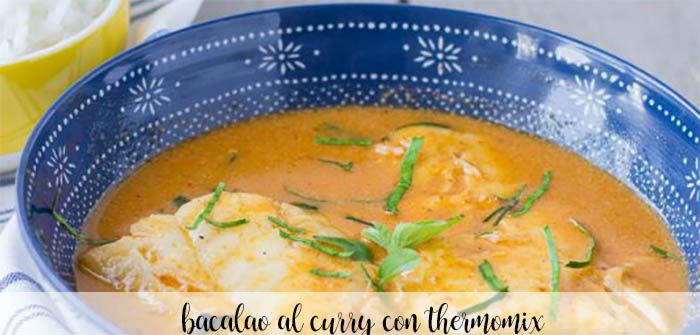 Cod curry with Thermomix