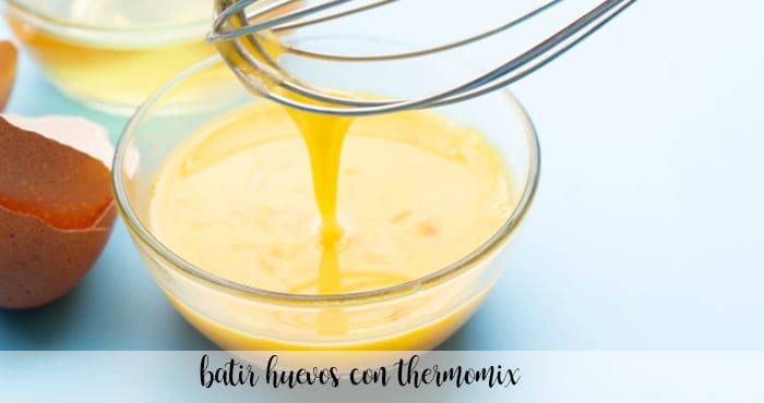 beat eggs with thermomix