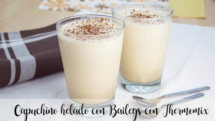 Iced cappuccino with Baileys with Thermomix