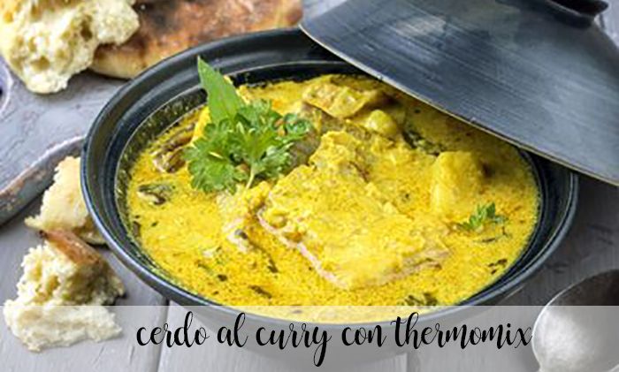 Curry pork chop with Thermomix