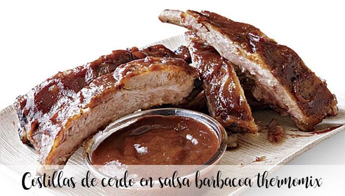 Pork ribs in thermomix barbecue sauce