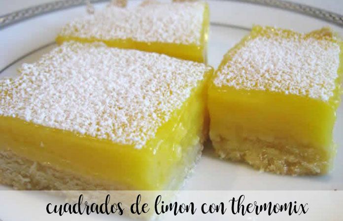 Lemon squares with Thermomix