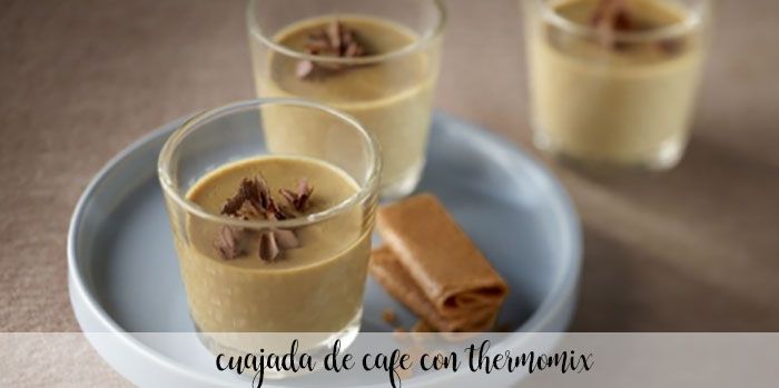light coffee curd with thermomix
