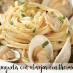 Spaghetti with clams with thermomix