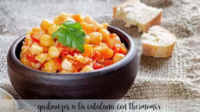 Catalan-style chickpeas with thermomix