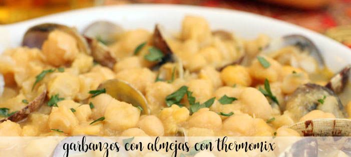 Chickpeas with clams with Thermomix