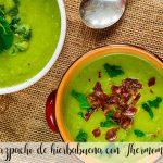 Peppermint gazpacho with Thermomix